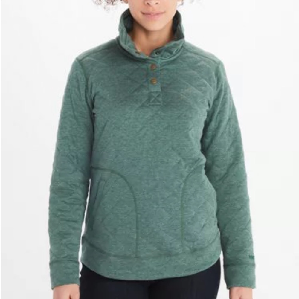 Small Botanical Garden Green Marmot Pullover